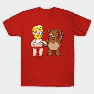 Bear Lover Blond (No Text) T-Shirt